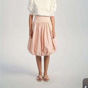 Chic A-Line Pink Skirt